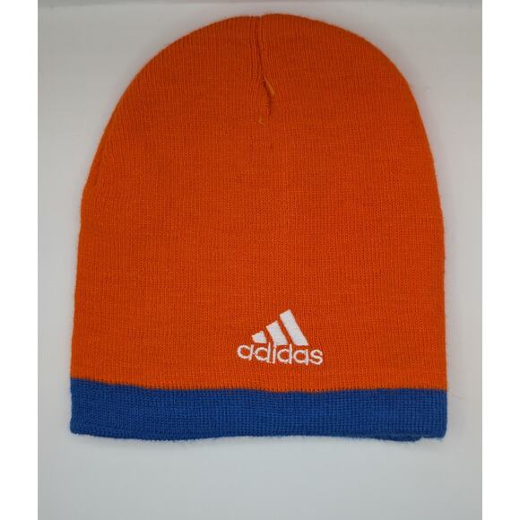 Boise State Broncos Beanie Hat – Adidas NCAA Licensed Knit Cap – Orange & Blue - Picture 2 of 3